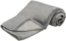Coperta Trixie Levy, peluche, 100x70cm, grigio