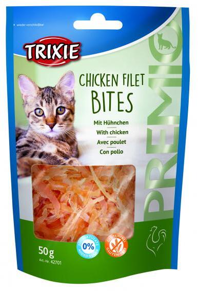 Trixie PREMIO Chicken Filet Bites | 50g Katzensnack