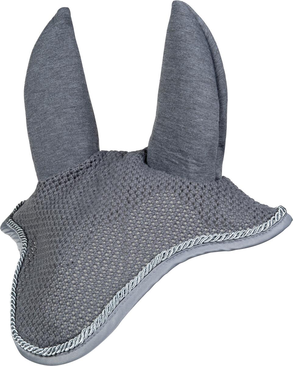 HKM Noise Control Fliegenhaube, grau, Vollblut
