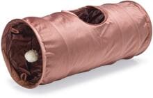 Creato da Lotte Cylla, tunnel per gatti, rosa
