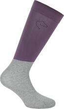 EQUITHÈME Compet Je t"aime Socken, mauve, 31-35, 2 Stück