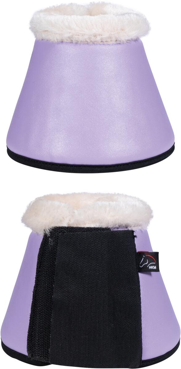 HKM Comfort Premium Fell Hufglocken, lavendel, Warmblut