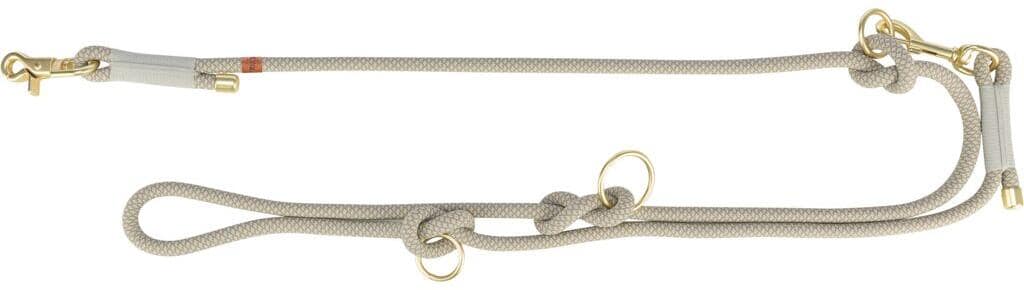 Trixie Soft Rope V-Leine, grau/hellgrau, XS–S, 2m/ø6mm