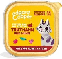 Edgard Cooper Paté Nassfutter, 16x85g, Truthahn & Huhn