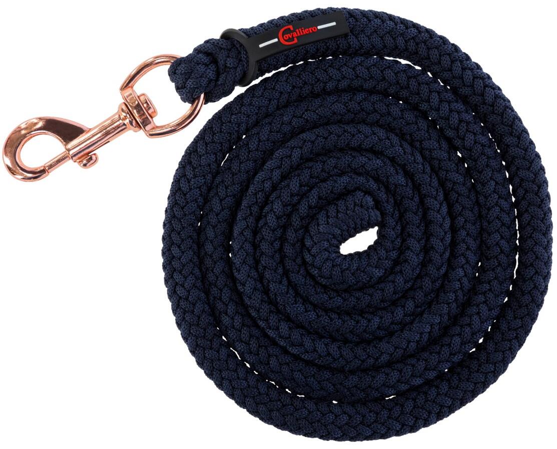 Covalliero Classy Führstrick, navy, Karabinerhaken