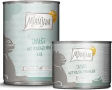 Mjamjam cat food with insect & veal