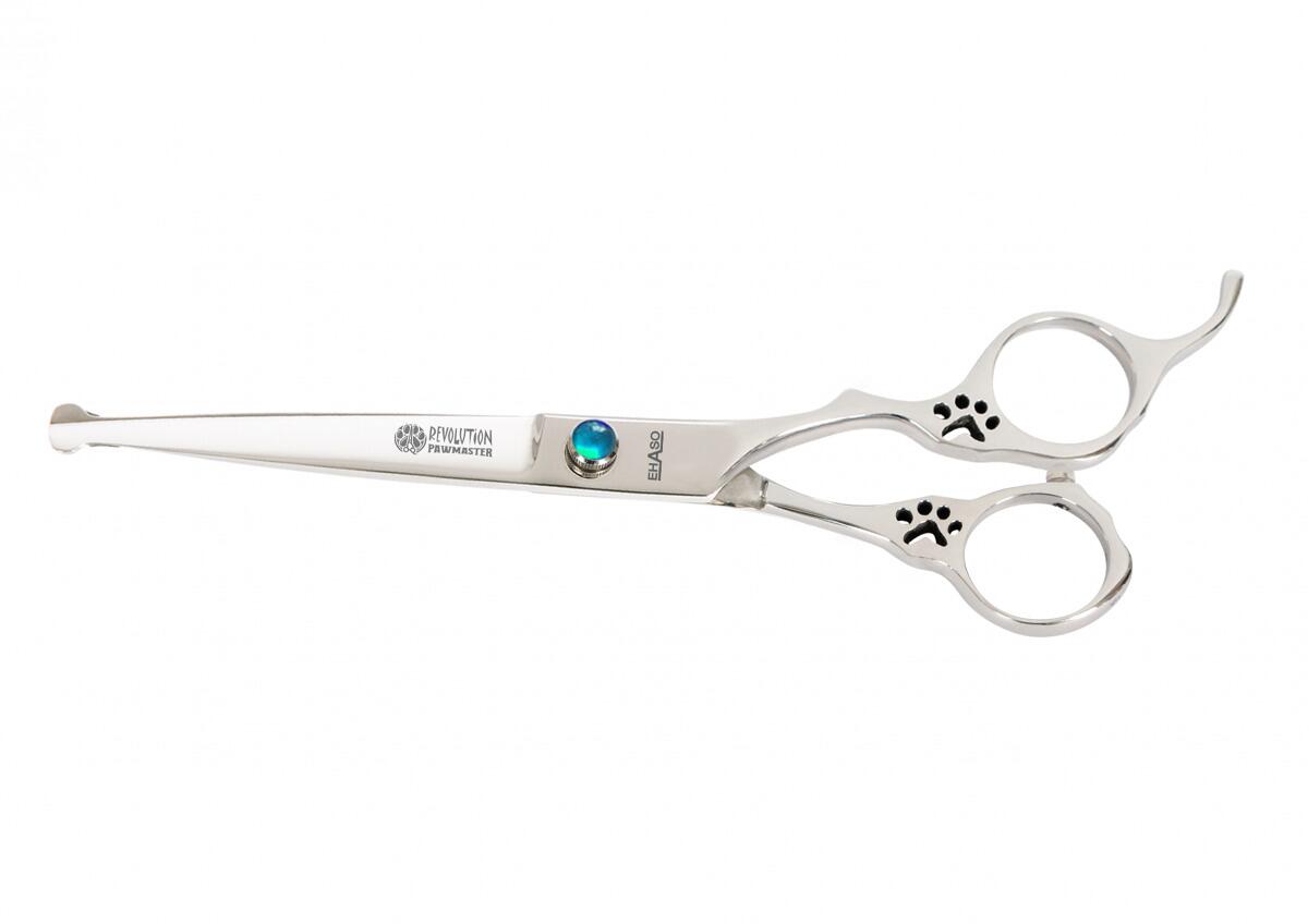 Revolution Hundeschere gerade 16 cm Rundspritze Pawmaster mit Offsetgriff