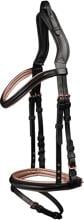 Waldhausen Iceland Snaffle Rose, nero/oro rosa