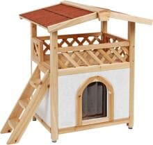 KERBL Pet Tyrol Alpin Katzenhaus, 88x57x77cm