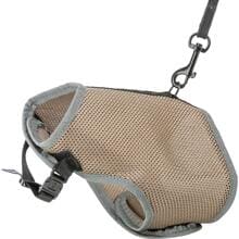 Trixie Softgeschirr, Katze, mit Leine, 28–42cm, 1,20m, taupe