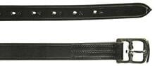 Pelli per staffe HKM, nere, 145 cm, 2 pezzi