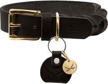 Collare HUNTER Sansibar Solid, nero, taglia S-M, 50 cm