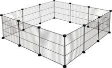 KERBL Pet Hopsi Freigehege, 12 Elemente à 35x35cm