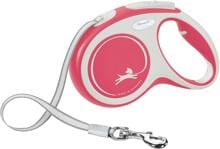 flexi New Comfort Rollleine Gurt, rot, 5m, M