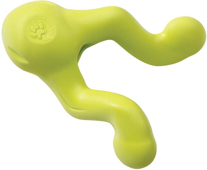 WestPaw Tizzi Hundespielzeug, grün, S, 11cm