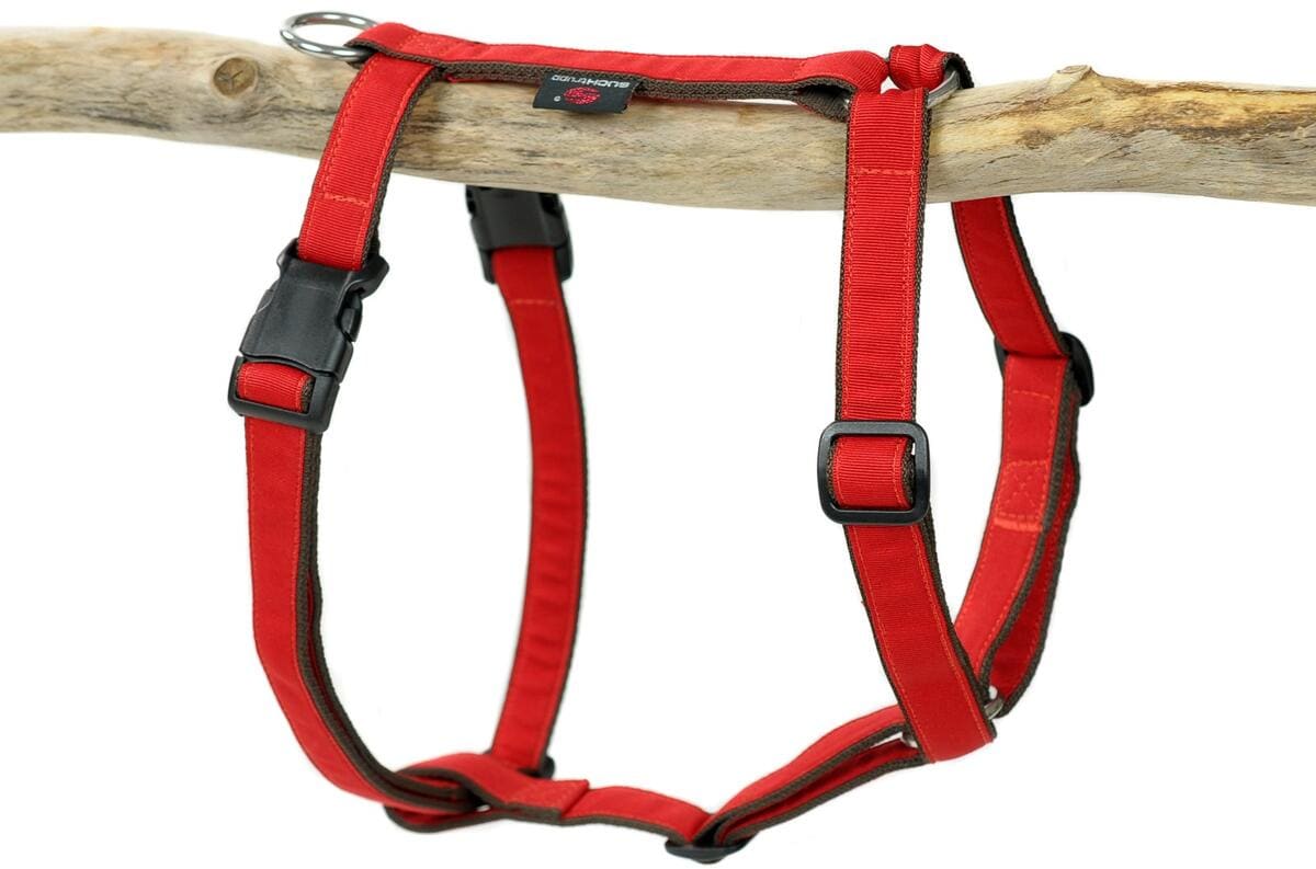 SUCHtrupp Pure Hundegeschirr, rot, L
