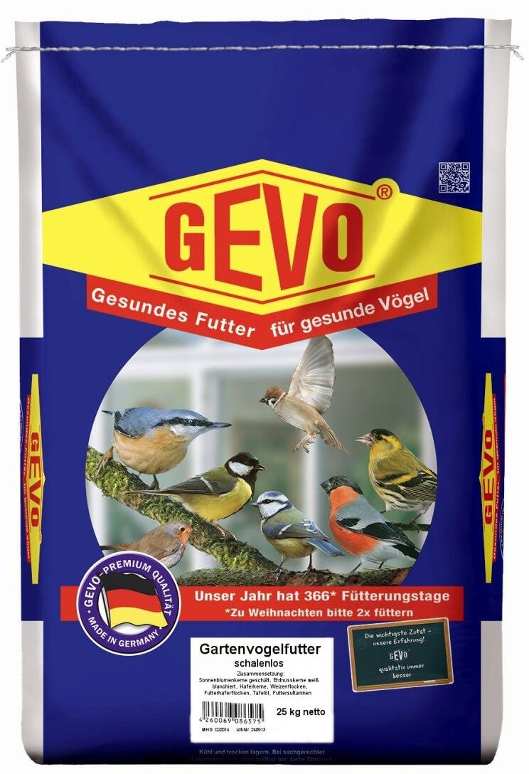 GEVO Gartenvogelfutter, schalenlos, 25kg