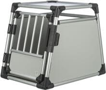 Scatola da trasporto Trixie, alluminio, M/53x61x74cm, grigio chiaro/argento