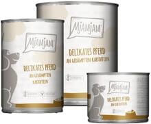 Mjamjam Nassfutter mit Pferd & Kartoffeln