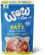 WOW Junior Premium Paté cibo umido, pollo e gamberetti, 12x125g