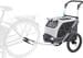 Trixie bicycle trailer, quick-fold function, grey