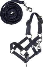 HKM Hobby Horsing Basic cavezza e corda, blu scuro