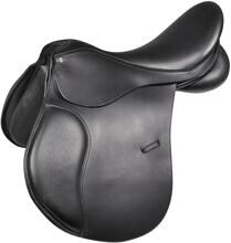 Sella da evento Waldhausen Comfort, in pelle, nera, pony/39cm