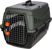 KERBL Pet Eco Transportbox, Schnappverschluss, 60x40x38,5cm