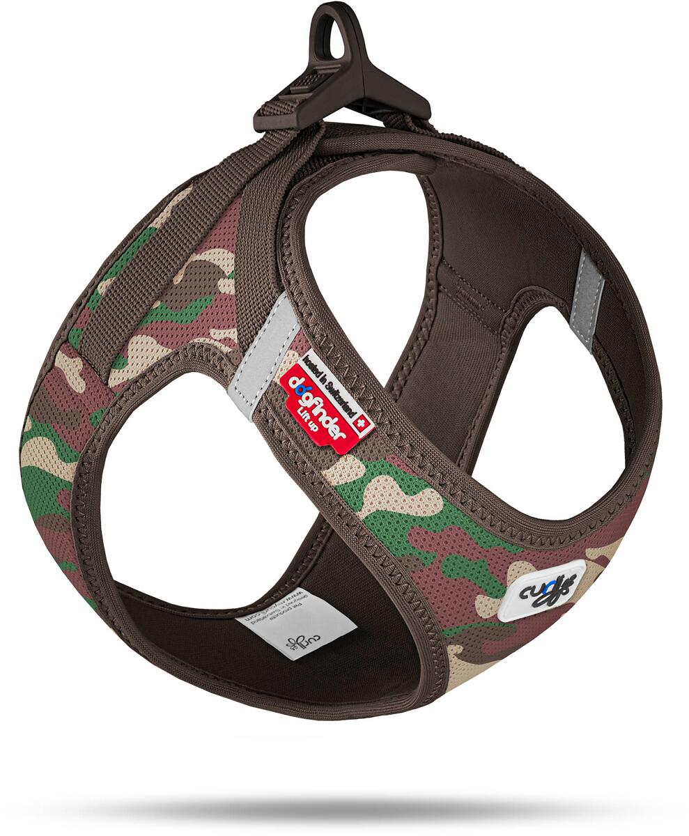 curli Clasp Air-Mesh Hundegeschirr, camo, L