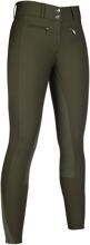 HKM Liv High Waist Reithose, Alos-Vollbesatz, dunkelgrün, 34