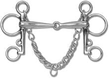 Waldhausen Pelham bit, single broken