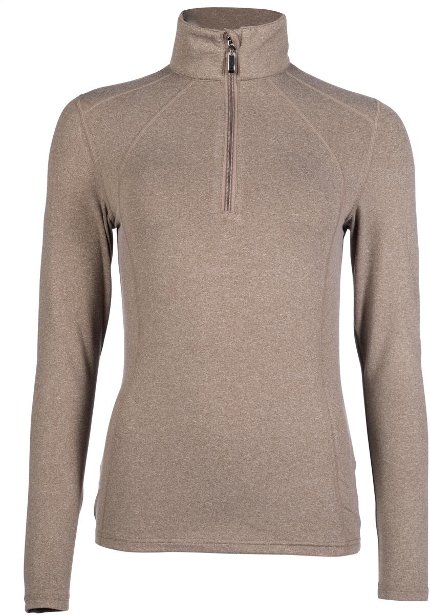 HKM Mio Funktionsshirt, braun meliert, XL