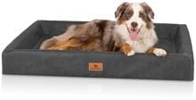 Knuffelwuff Austin orthopädisches Hundebett, 70x50cm, schwarz