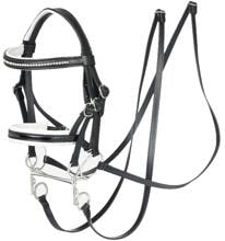 LeMieux Hobby Horse Kandarenzaumzeug, schwarz