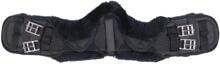 HKM Lammfell Kurzgurt, schwarz/schwarz, 65