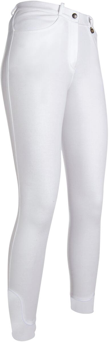 HKM Kate Kids Reithose mit Silikon-Kniebesatz, weiß, 152