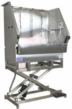 Groom-X Professional Deluxe bagno per cani, elettrico, 115x69x78-120cm