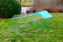 KERBL Pet Freilaufgehege mit Ausbruchsperre Spitzdach, 180x90x75cm