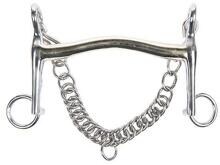 HKM baby curb bit, Argentan, 16mm, gambo 7cm, 12,5cm