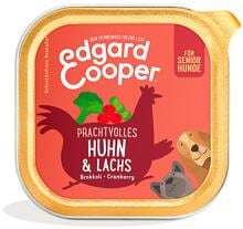 Edgard Cooper Senior Nassfutter, Huhn & Lachs, 11x150g