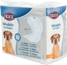 Trixie Windeln für Rüden, L–XL/60–80cm, 12 Stück