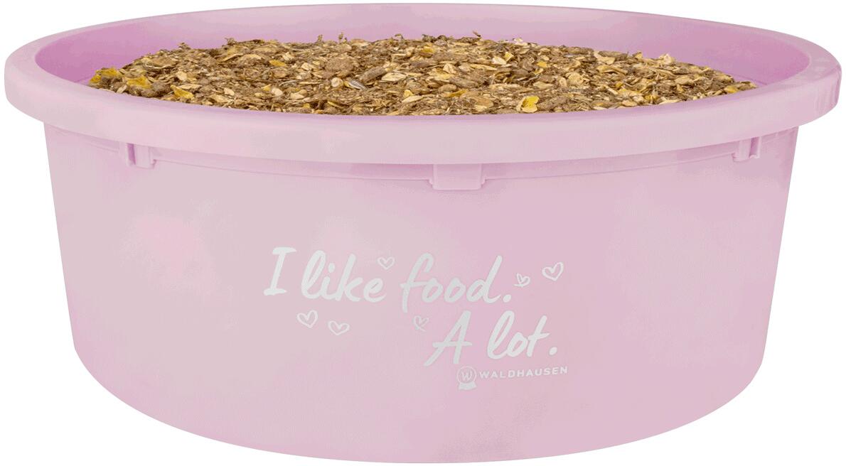 Waldhausen I like food XL Futterschale mit Deckel, 8L, linnea rosa