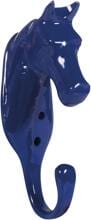 Supporto per testa di cavallo HKM, alluminio, blu