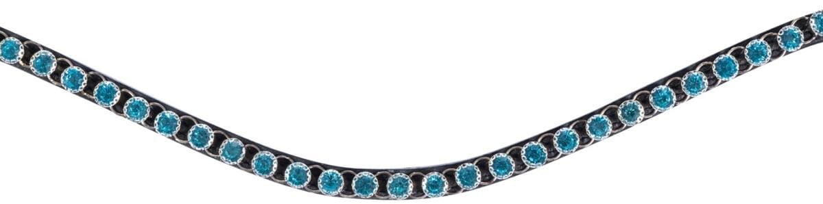 HKM Precious Stirnband, hellblau, Pony