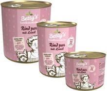 Bettys Landhausküche Nassfutter mit Rind pur & Leinöl