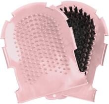 Waldhausen Linnea cleaning glove, pimples/bristles, pink