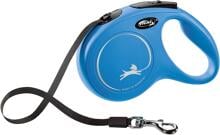flexi Classic Gurt Rollleine, blau, 5m, M