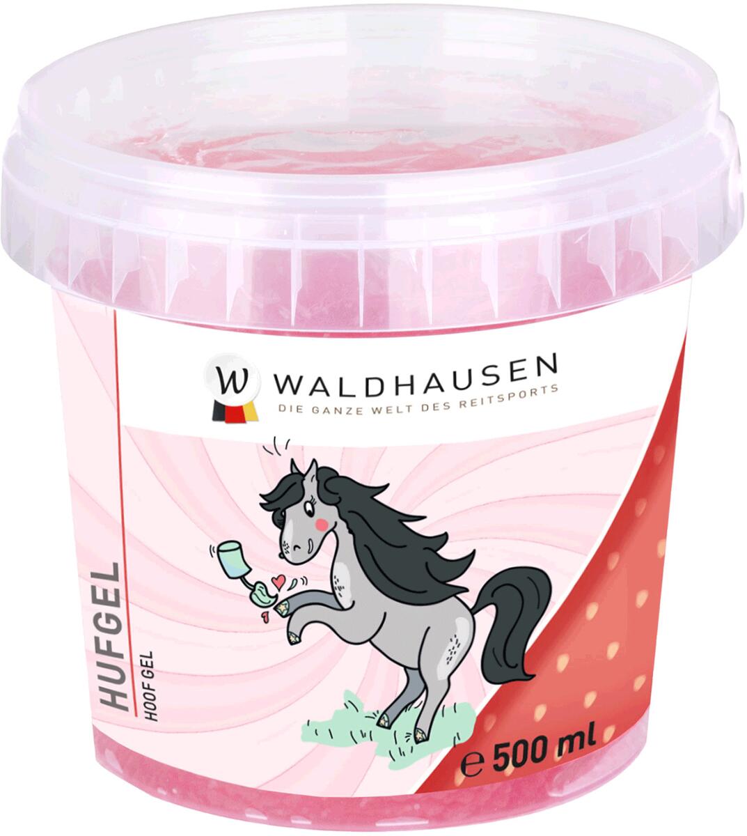 Waldhausen Hufgel mit Glitzer, Erdbeer-Vanille, 500ml