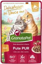 GranataPet DeliCATessen in Sauce, Pute Pur, 12x100g
