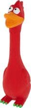 Giocattolo per cani in lattice KERBL a forma di uccellino, rosso, 28x10x7 cm